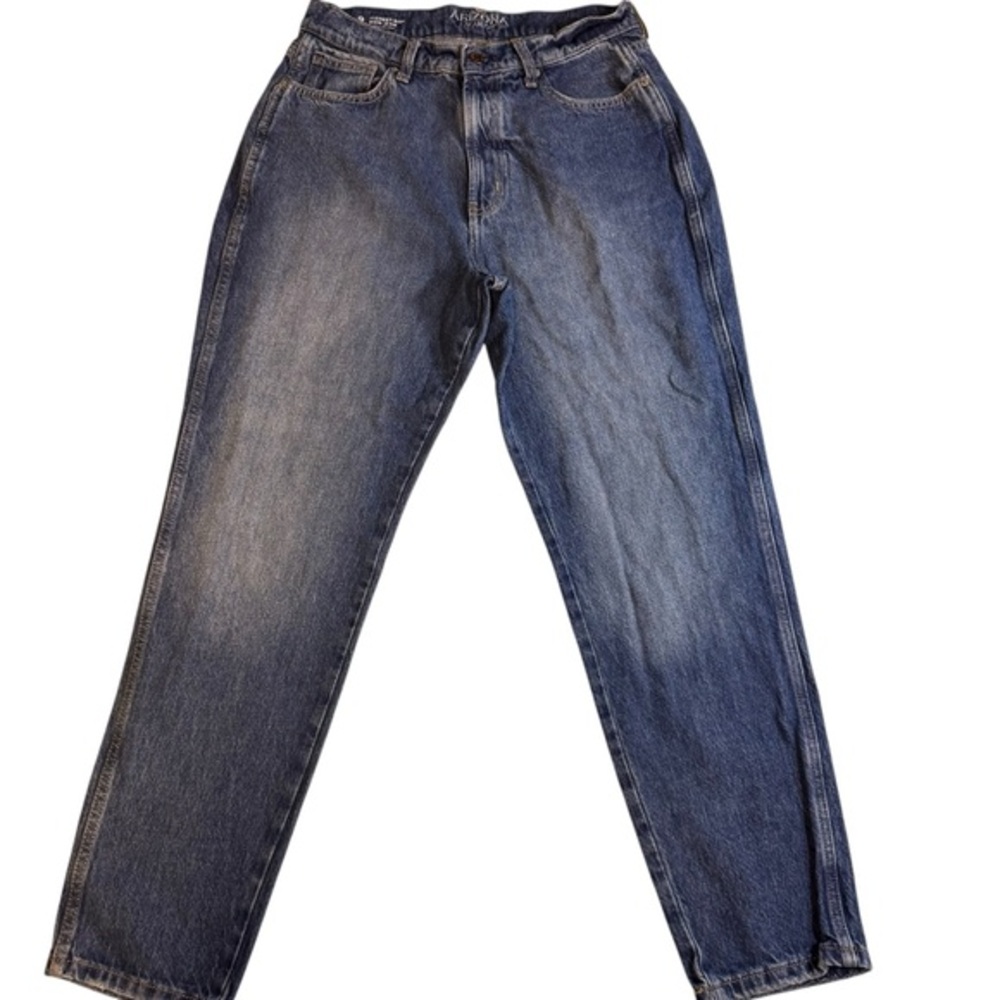 Arizona Classic Highest-Rise Mom Jean Blue Denim Jeans Size 9